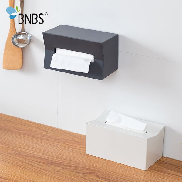 BNBS Küchentücherbox, Abdeckung, Serviettenhalter für Papierhandtücher, Boxen für Servietten, Taschentuchspender, Wandmontagebehälter für Papier, Y200328