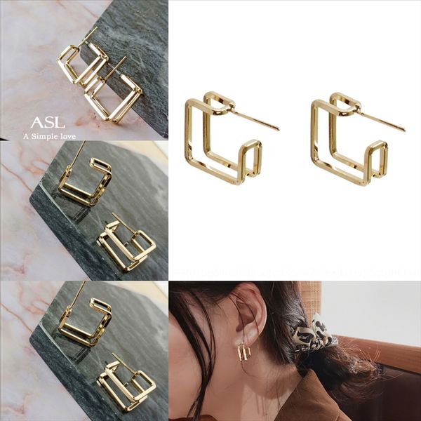 

rxyq set bohemian moon star earring pier ear crystal round boucle set for women vintage geometric stud sun earring jewelry, Golden