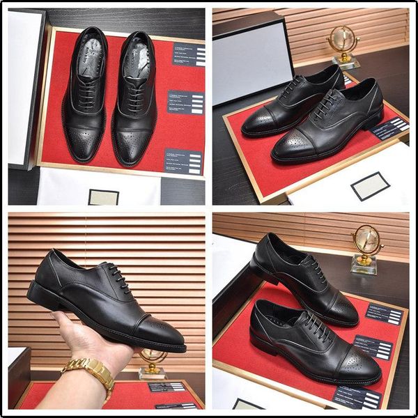

c8 новое прибытие мода pu кожаные официальные мужские платье обувь классические старинные стильные случайные туфли derby для мужчин запато-д, Black