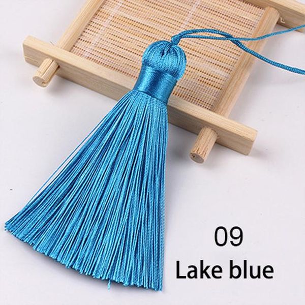 

оптовая продажа 12 шт. лот 8 см короткая толстая кисточка шелковый бахрома швейное bang tassel trim декоративные кисточки для занавески для