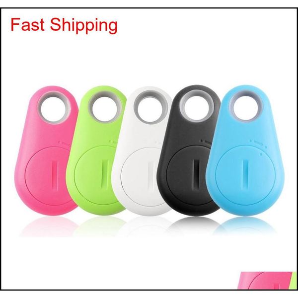 

mini bluetooth 4.0 gps traker waterdrop locator portable anti-lost key finder pet tracker two way alarm qyldnj bde_luck