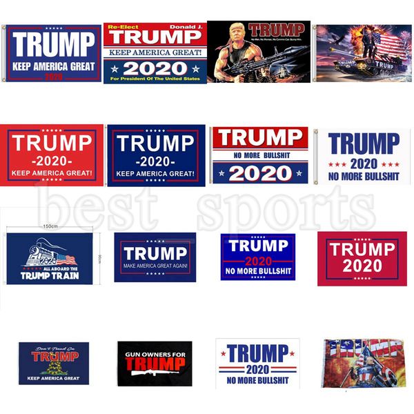 

16 styles trump flags 90*150cm trump 2020 keep america great banner flag us president trump election flags cyz2706 300pcs sea shipping