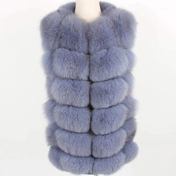 

2019 new women real fur coat winter natural fur vest coats short natural real coat jacket1, Black