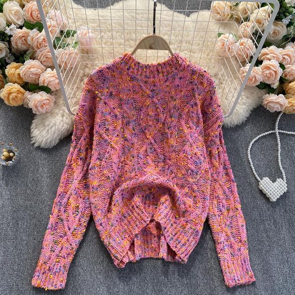 

women's sweaters casual sweater 2021 comfortable pulliver jumpers knitting winter, White;black