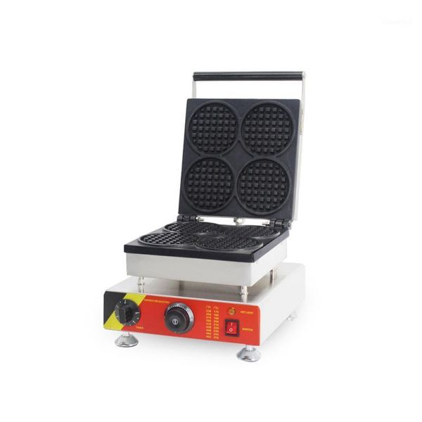 

commercial electric waffle cone maker waffle machine with round shape1