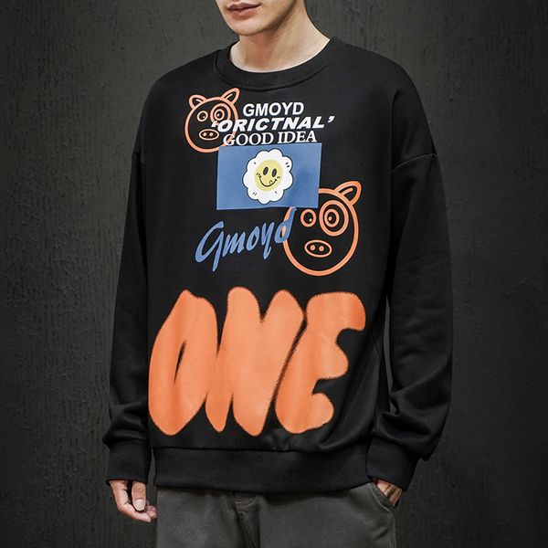 

2021 new autumn spring hoodies of black men hip hop punk pullover streetwear fashion clothes oversize 5xl i2tp