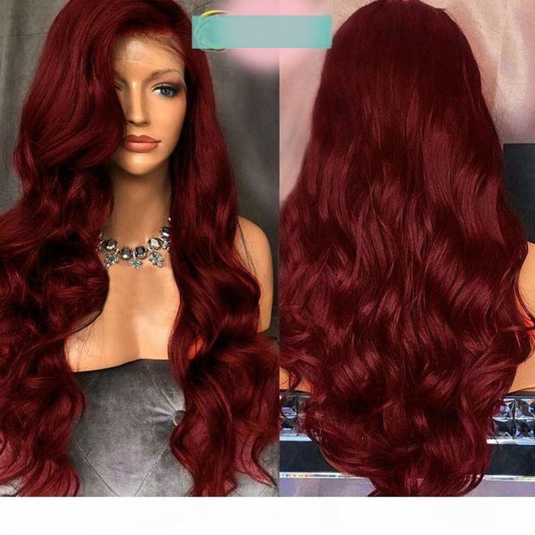 

affordable #99j 100% unprocessed raw virgin remy human hair long burg big curly aaa full lace cap wig for women, Black;brown