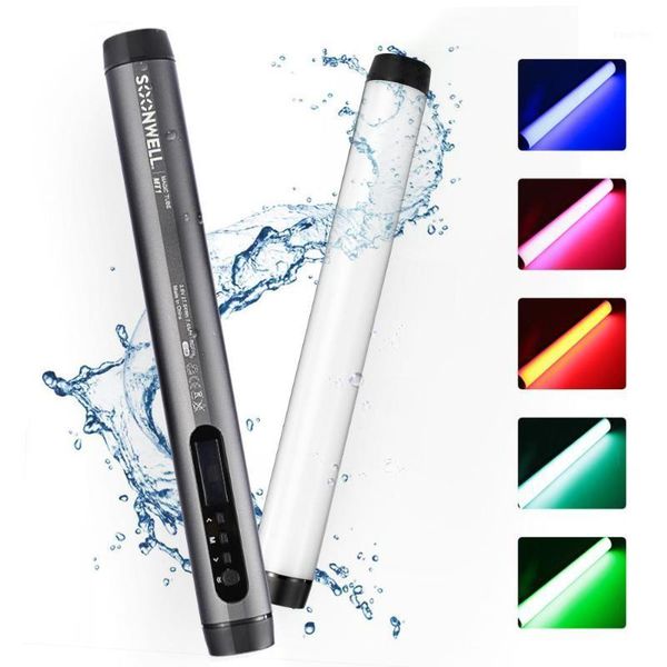 

soonwell mt1 led rgb soft light tube portable handheld pgraphy lighting stick phone app control multiple scenes waterproof1