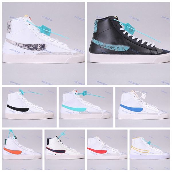 

w blazer mid 77 vintage we suede running shoes mens vntg skateboard trainers men women white yellow progettista sport sneakers size 36-45, Black;red