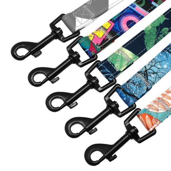 

fashion nylon dog leash lead printed pet puppy running leash dogs walking leashes rope belt for small medium dogs pet sqcgpn