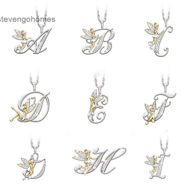 

english women's spirit letter necklace personality lovely fashion pendant clavicle chain jewelry, Silver