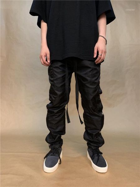 

men's pants a50631 fashion men's 2021 runway european design party style clothing1, Black