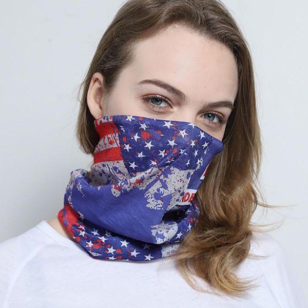 

scarves men and women summer silk triangle scarf sunscreen outdoor sports riding magic turban windproof feme, Blue;gray