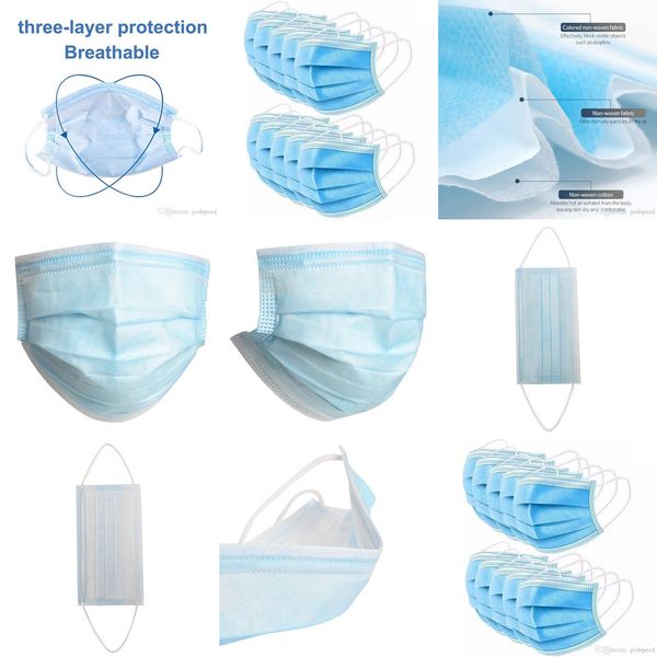 

with in ear stockdisposable elastic face loop masks 3 ply breathable and comfortable for blocking dust air pocn2oar