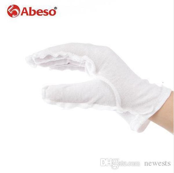 

ceremonial abeso 12 pairs /lot white 100 %cotton for male female serving /waiters /drivers /jewelry gloves a6001