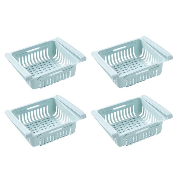 

pull out refrigerator storage box holder food organizer drawer space saver sundries storage shelf proper kitchen accessories jllrvx