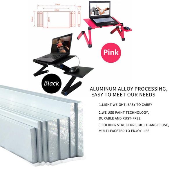 

sufeile aluminum lapfolding table computer desk stand for bed 360 degree rotation multifunctional portable folding table d5 bbyuqc bwkf