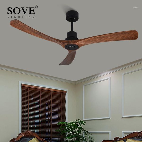 

electric fans sove modern wooden ceiling without light home bedroom living room fan wood with remote control ventilador de teto1