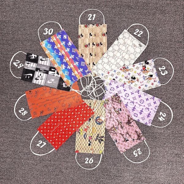 

cotton letter anti-dust new 3 layers anti fashion haze dust nask men women disposable face mask man woman pbt melt-outlettoy8