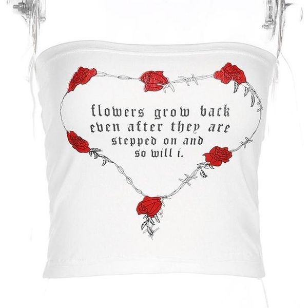 

2 pcs print rose strapless sizes, Red;black