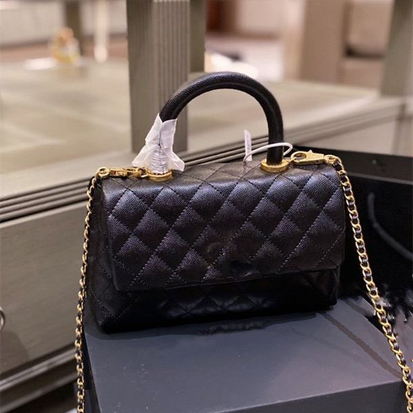 

2020 new luxury original single fashion design messenger bag retro fashion simple outdoor one shoulder handbag ing, Black