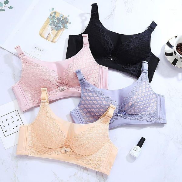 

anti-glare bra bra women deep v brassiere wireless push up thin breathable lingerie femme bralette1, Red;black