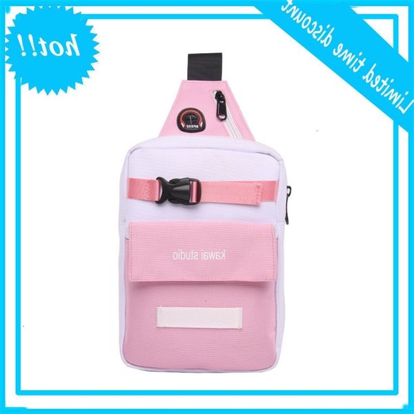 

2020 new breast women's korean one shoulder cross mini waist bag