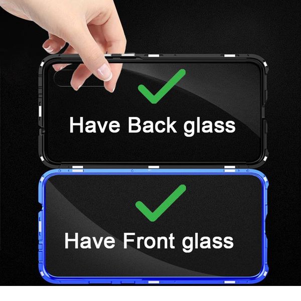 

double sided glass full magnetic case for samsung galaxy s8 s9 s10 plus s20 ultra a50 a31 41 a51 a71 bbyzzb