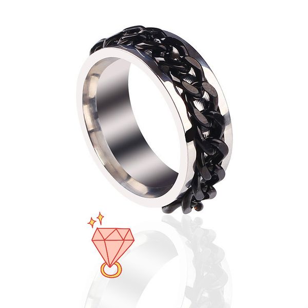 

stainless steel rotating chain link, mixed size: 6-11, lucky upside transport and super high quality, Golden;silver