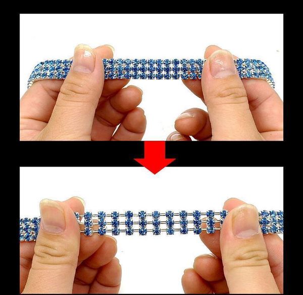 

rhinestone pet dog cat collar crystal puppy bling chihuahua collars leash for small medium dogs mascotas diamond jewelry