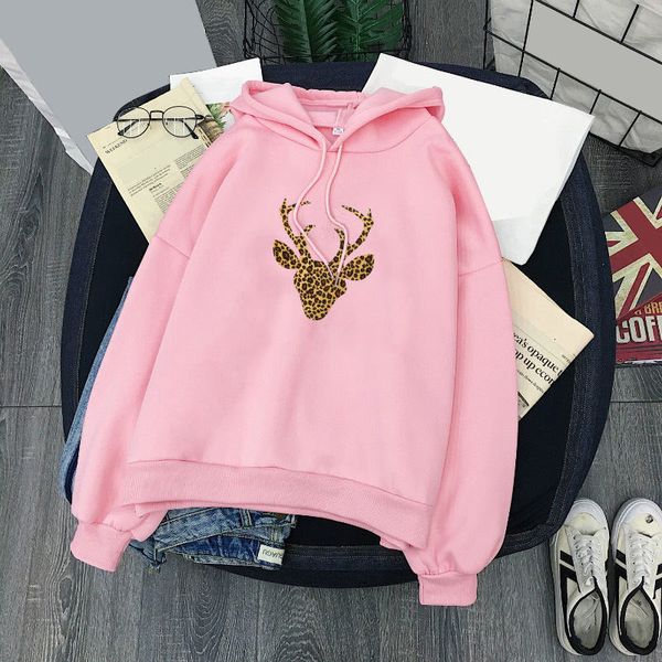 

2021 female sweatshirt long-sleeve harajuku women's hooded with hoodie l0mp, Black