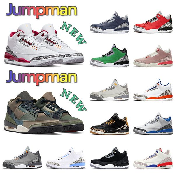 

jumpman mens womens running shoes 2022 [with box] reflective black white cement designer patchwork animal instict suede rust pink cardinal r