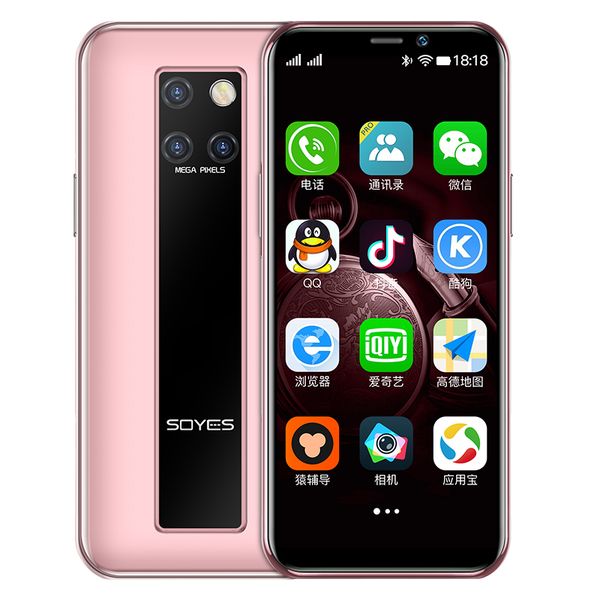 

realme soyes mobile phones unlocked cellphones 3.5" 4g lte android9.0 smart phones moviles 3+64gb 2100mah with face unlock for girls wo