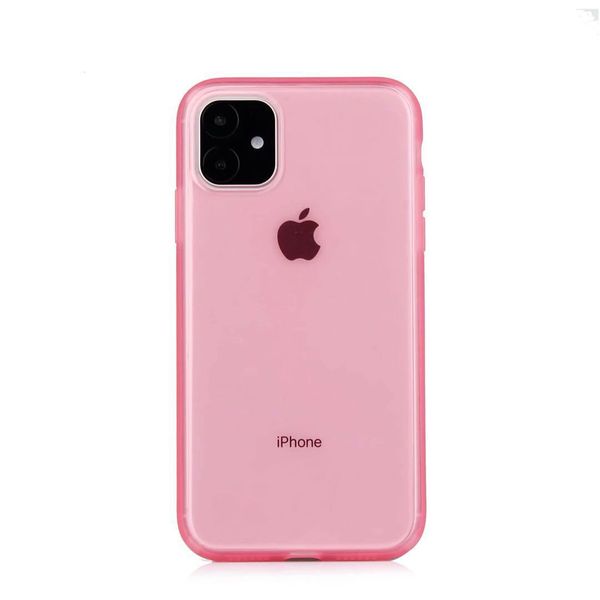 Custodie per telefoni cellulari Custodie per cellulari in TPU addensato da 1,5 mm Cover posteriore traslucida Protezione in tinta unita per iPhone 12 pro max pro X XR Xs 7 7p 8 8plus 1JNK