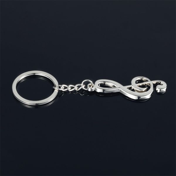 

metal music note key buckle automobile waist hang keychains personality key ring gift sell well with 1 4hl j1