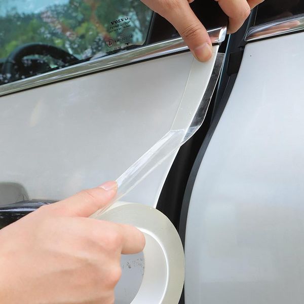 

car trunk tape scratch proof mirror car threshold transparent film door edge rim protector h sqclly