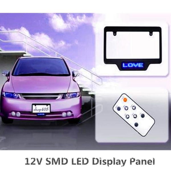 

display 12v smd led car sign programmable scrolling number panel