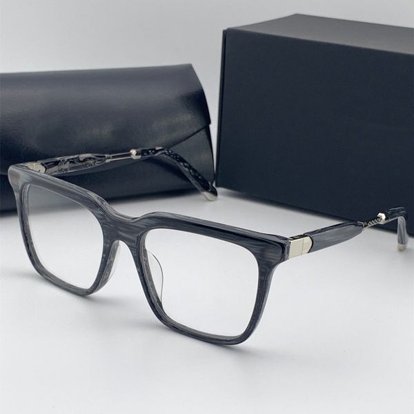 

brave-i new fashion men and women optical glasses metal square full frame glasses transparent lens network celebrity style with box, White;black