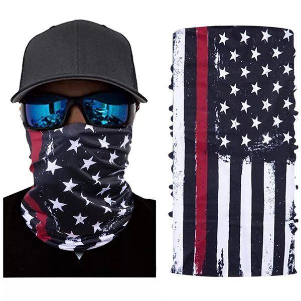 

sports mask cycling america breathing protective flag masks bicycle half cover design face shield head scarf yfa2096