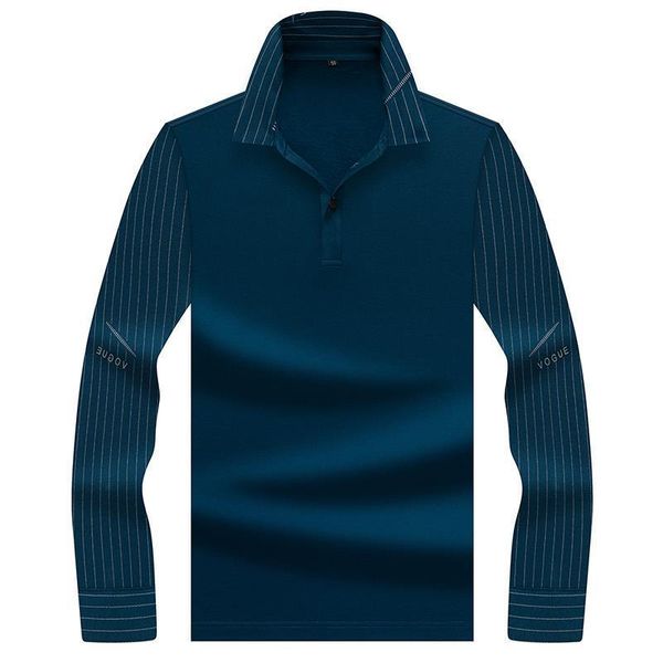 

jungle zone brand men 2021 fashion camisa polo shirts long sleeve mens polo collar shirt breathable men's tee 8601, White;black