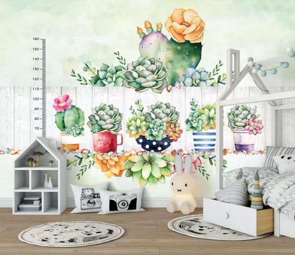 

wallpapers [self-adhesive] 3d succulents 17830 wall paper mural print decal murals1