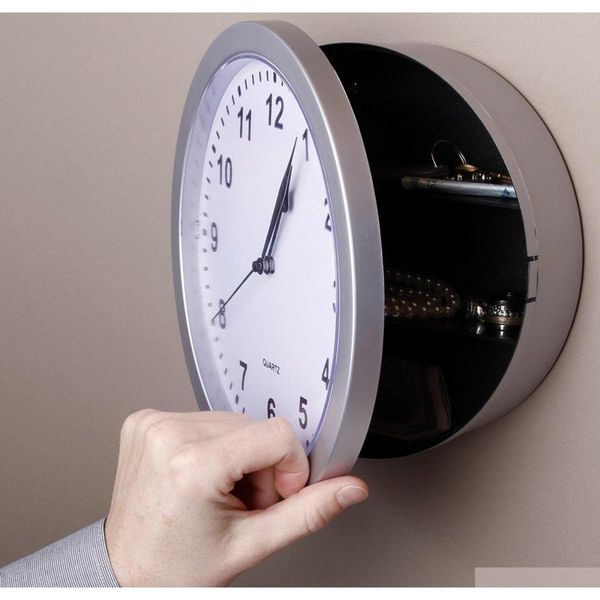 

clock safe hidden wall secret jewelry security money cash compartm qylfvm bwkf