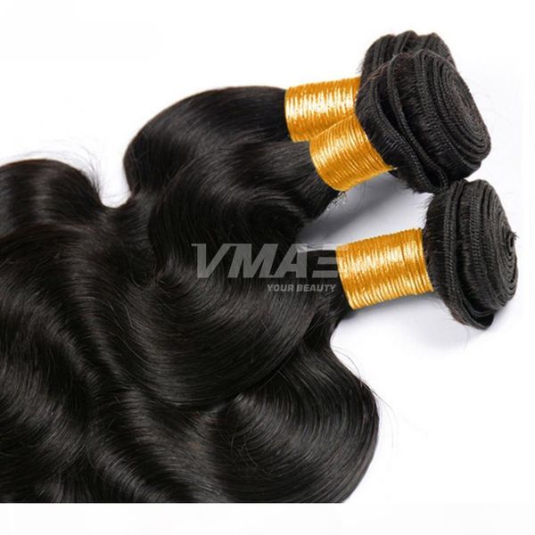 

unprocessed brazilian virgin hair body wave 100% human hair weaves wavy 3 bundles grade vmae hair products brazilian body wave extensions, Black