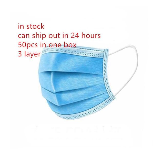 

mouth stock mask mask use layer masks disposable 3-ply face outside foe ear loop breathable in dust anti home masks 3 htavt
