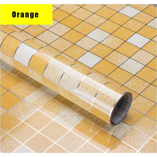 

0,45x водонепроницаемая плитка обои для ванной комнаты алюминиевая фольга самплеевая синяя мозаика кухня высокотемпературное масляное настен