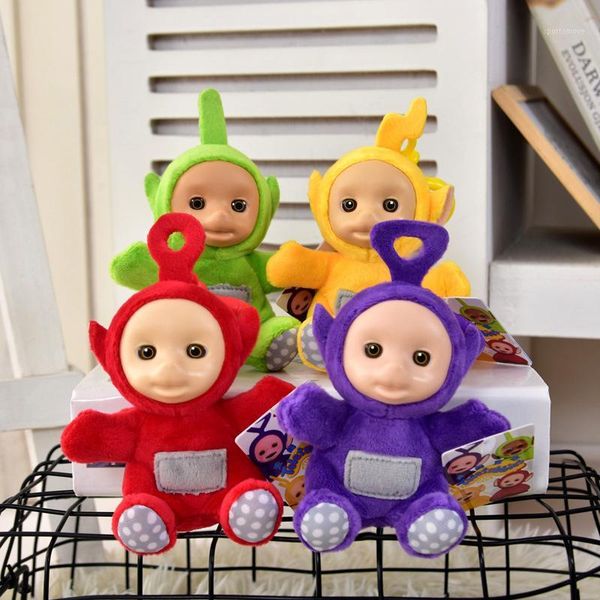 

keychains 2021 fashionable cute plush doll key chain personality plastic face backpack decoration ring1, Silver