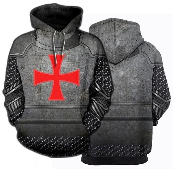 

3d печатные рыцари доспехи шаблонов tops streetwear hoodie с длинным рукавом пуловер hoodie drop доставка хорошее качество, Black