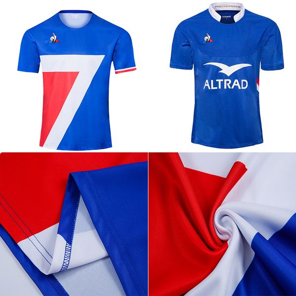 

2020 the french home rugby jersey size: s-5xl print custom name and number the quality is perfect. delivery, Black;gray