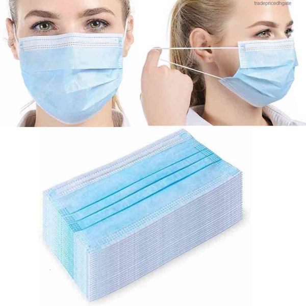 

black 3-layers delivery fast blue colors pink disposable fabric protective mouth masks mascherine dust cotton face mask