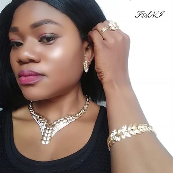 

fani dubai gold designer jewelry set brand nigerian wedding woman accessories jewelry set wholesale statement bridal, Silver